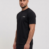 Logo T-Shirt Zwart Regular Fit - zijkant studio