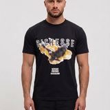 Aigle Black T-Shirt - voorkant studio