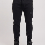 Mayor Tracksuit Black - broek voorkant studio