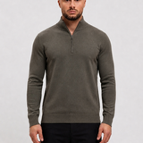 Knitted Zipper Green - voorkant studio