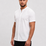 Mao White Shirt - zijkant studio