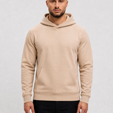 RK Blank Hoodie Brown Regular Fit - voorkant studio