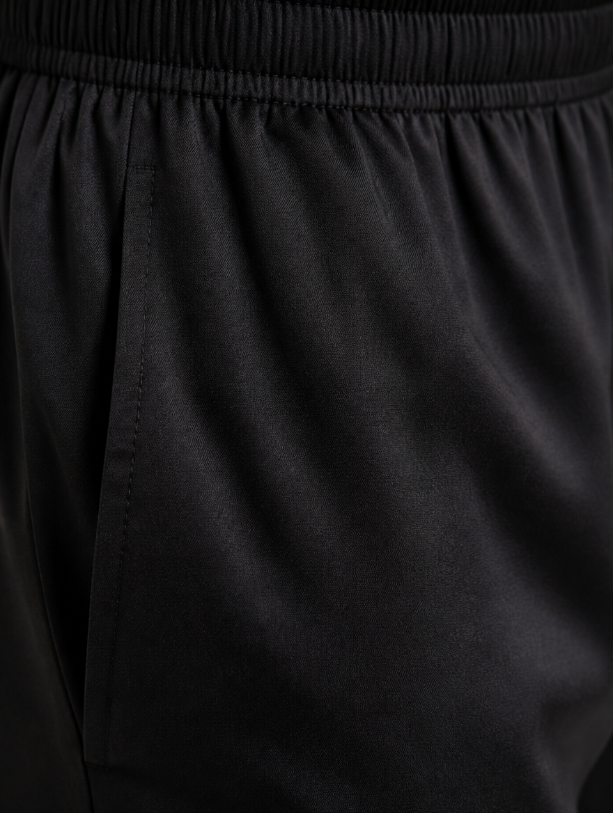 Ease Pants Black - stofdetail