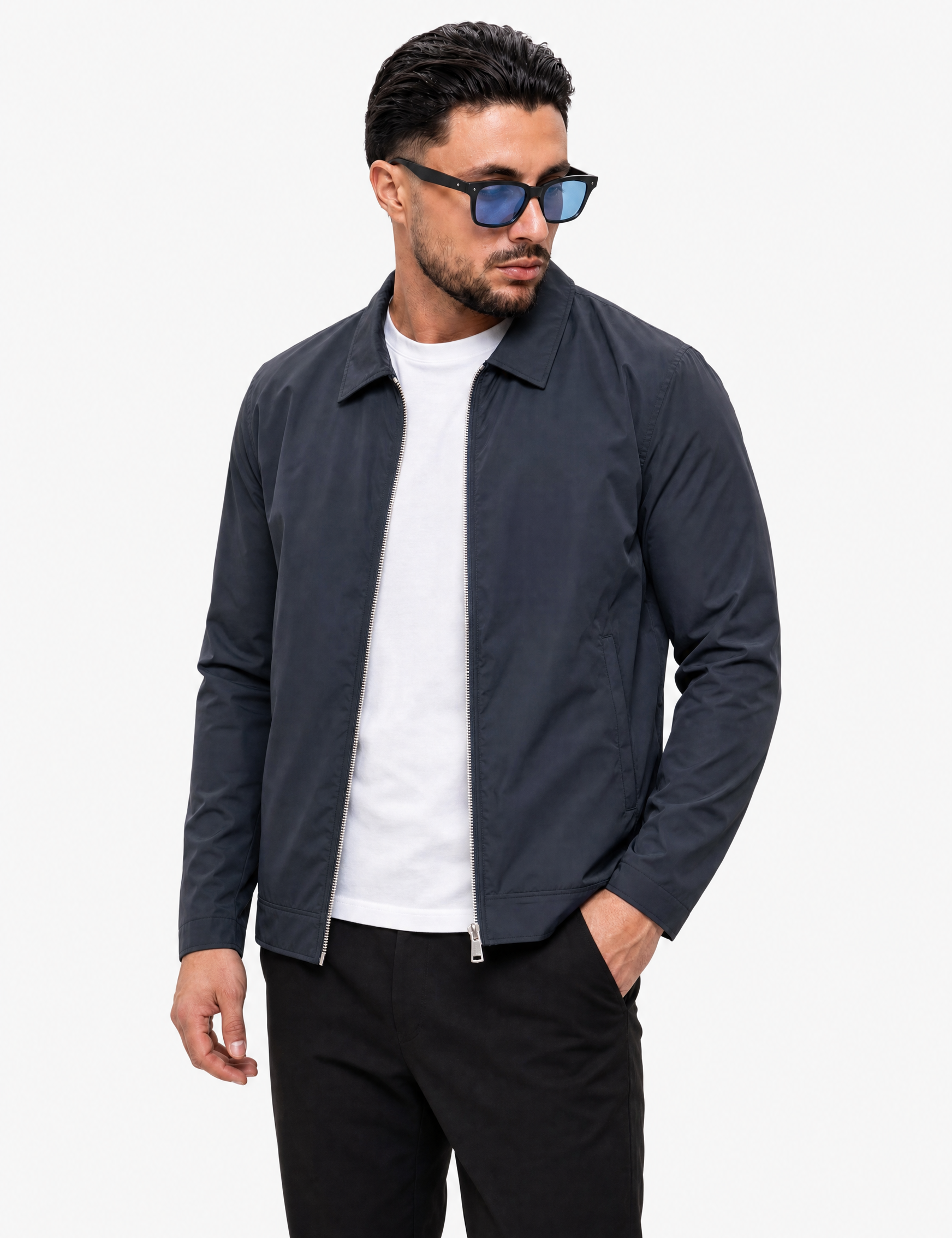 Smart Jacket Navy - voorkant