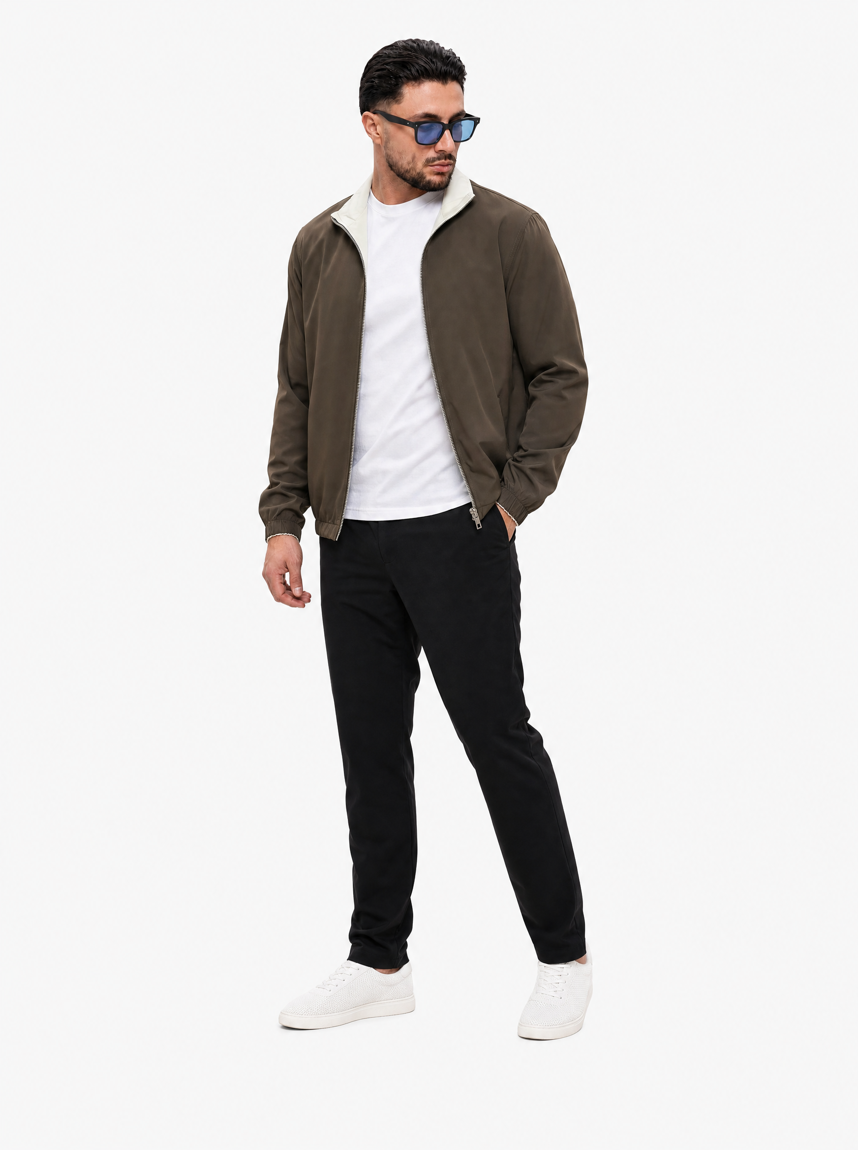 Core Jacket Olive - full body
