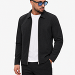 Core Zip Jacket Black - voorkant