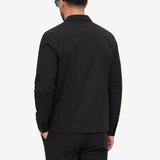 Core Zip Jacket Black - achterkant schuin