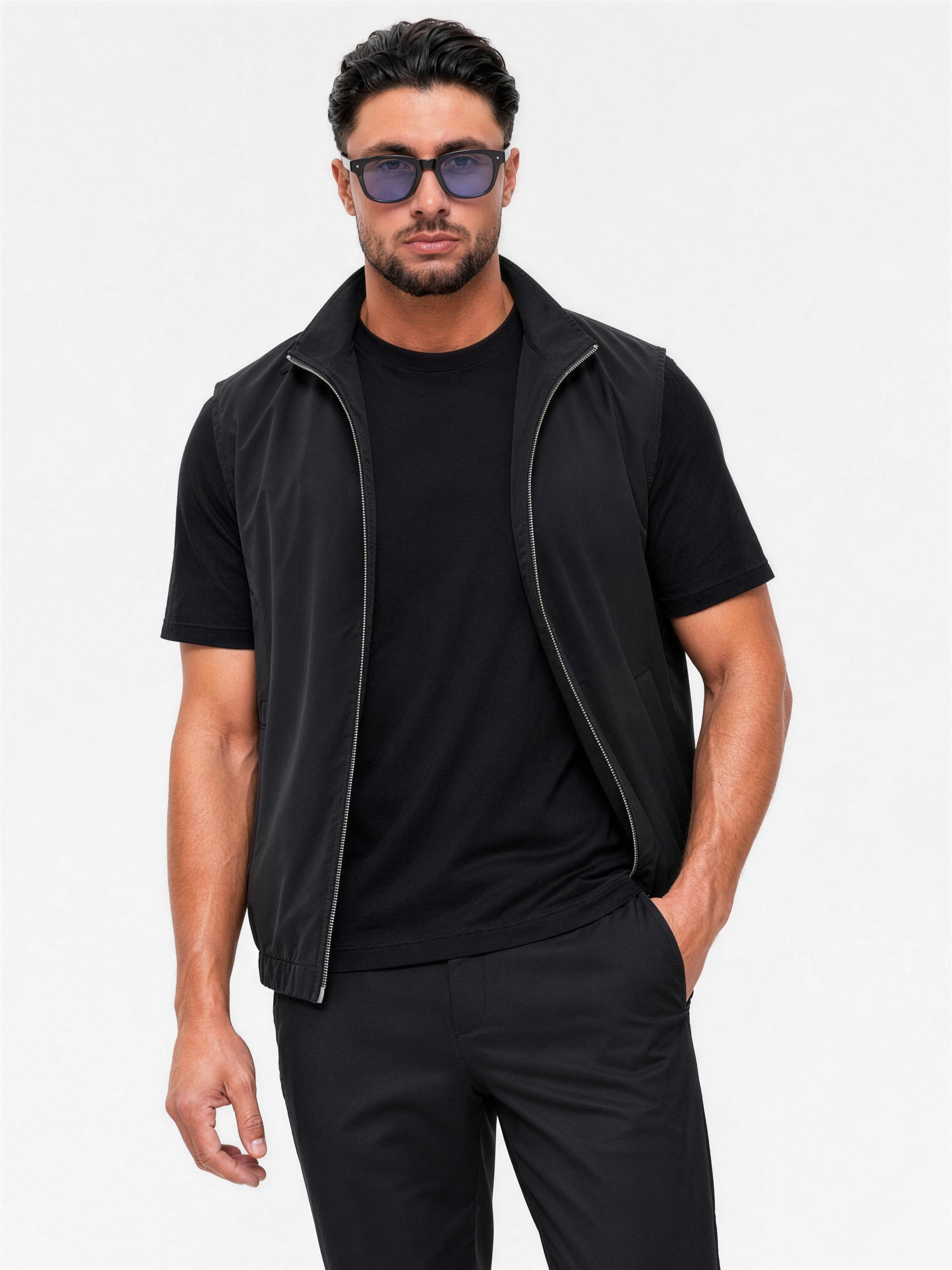 Core Bodywarmer Black - voorkant cropped