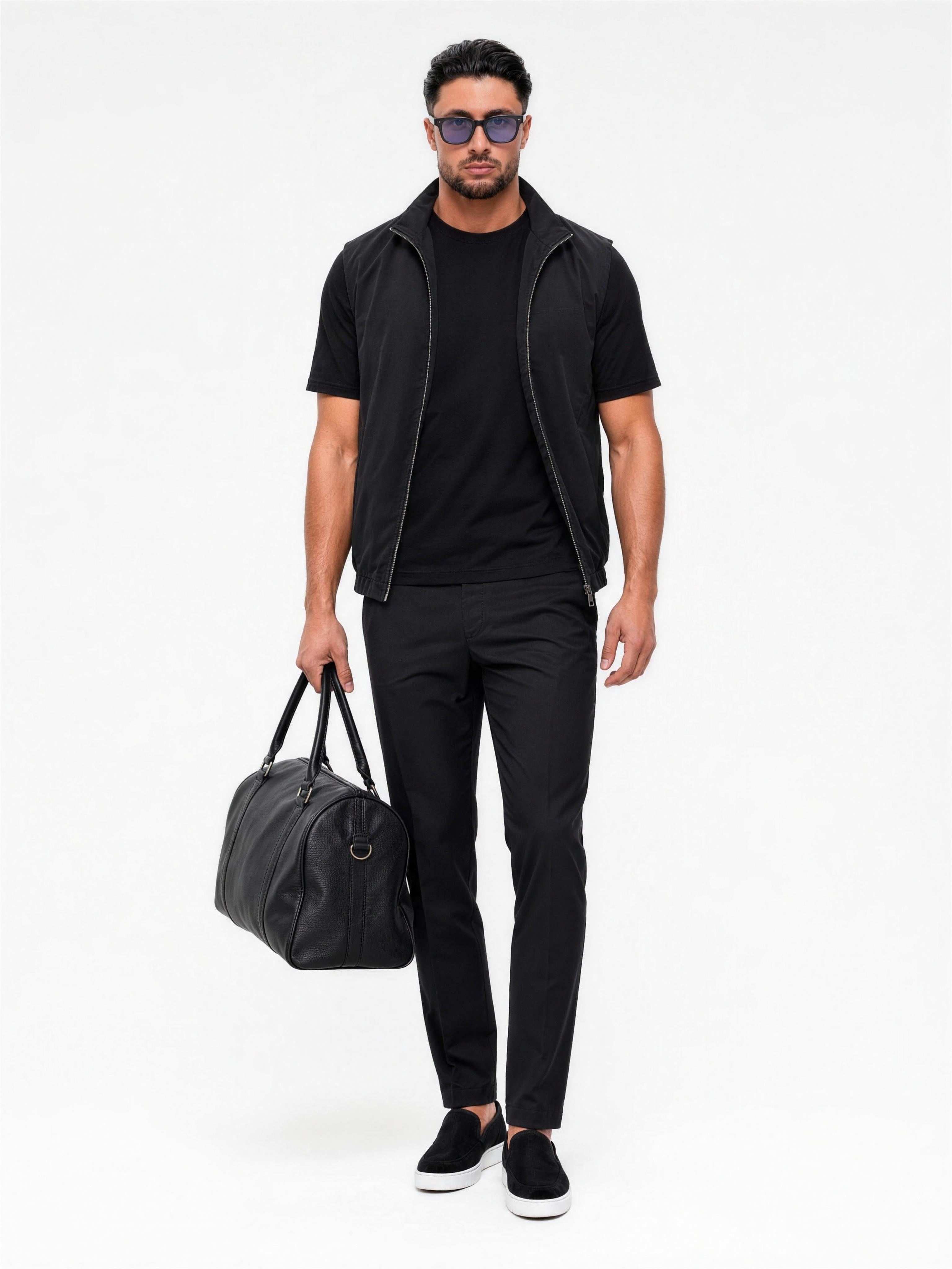Core Bodywarmer Black - voorkant full body