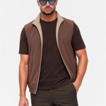 Core Bodywarmer Beige Brown - voorkant
