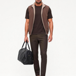 Core Bodywarmer Beige Brown - full body