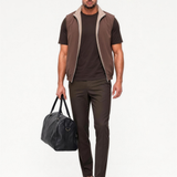 Core Bodywarmer Beige Brown - full body