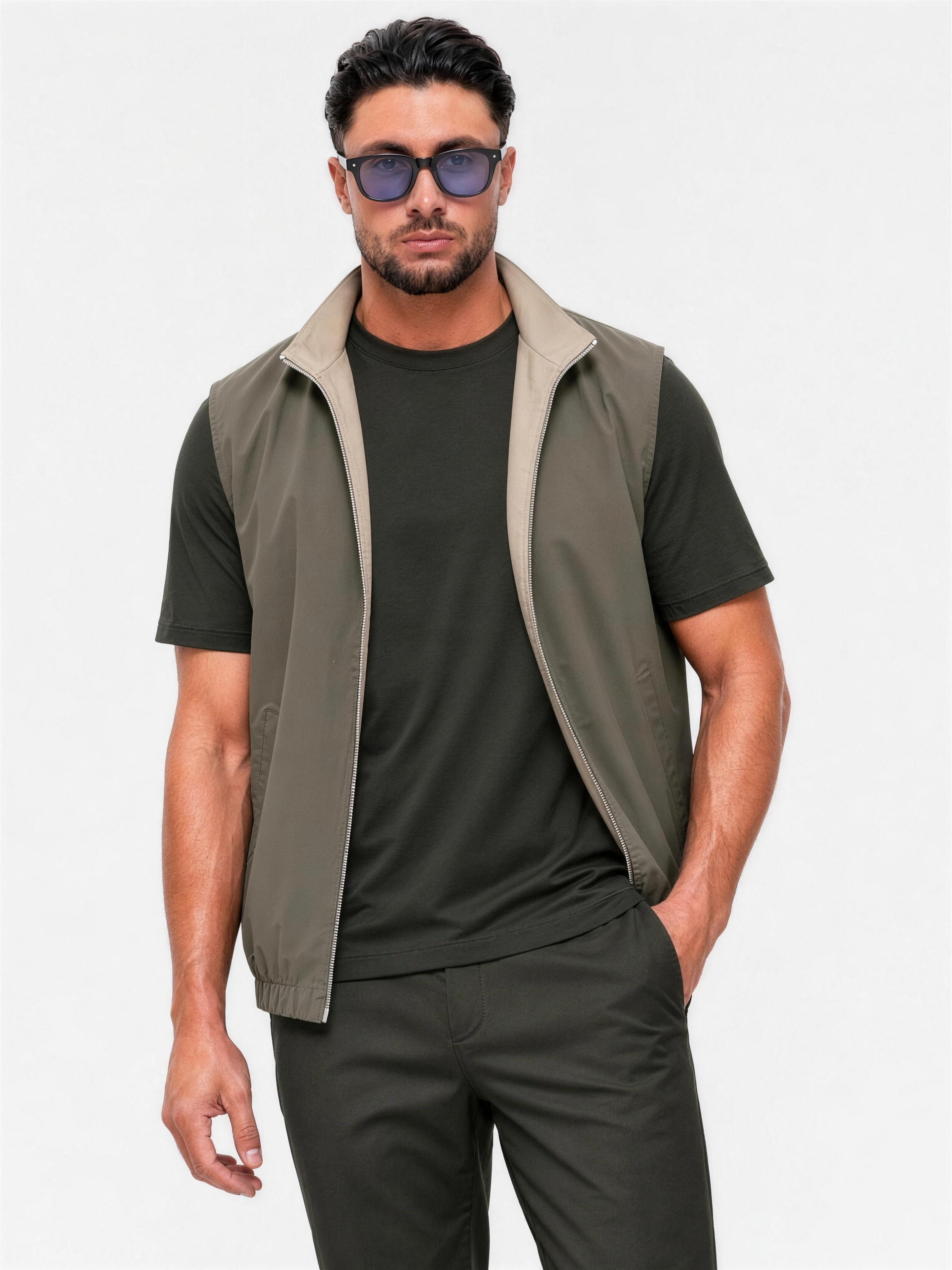 Core Bodywarmer Olive - voorkant