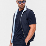 Core Bodywarmer Navy - voorkant schuin