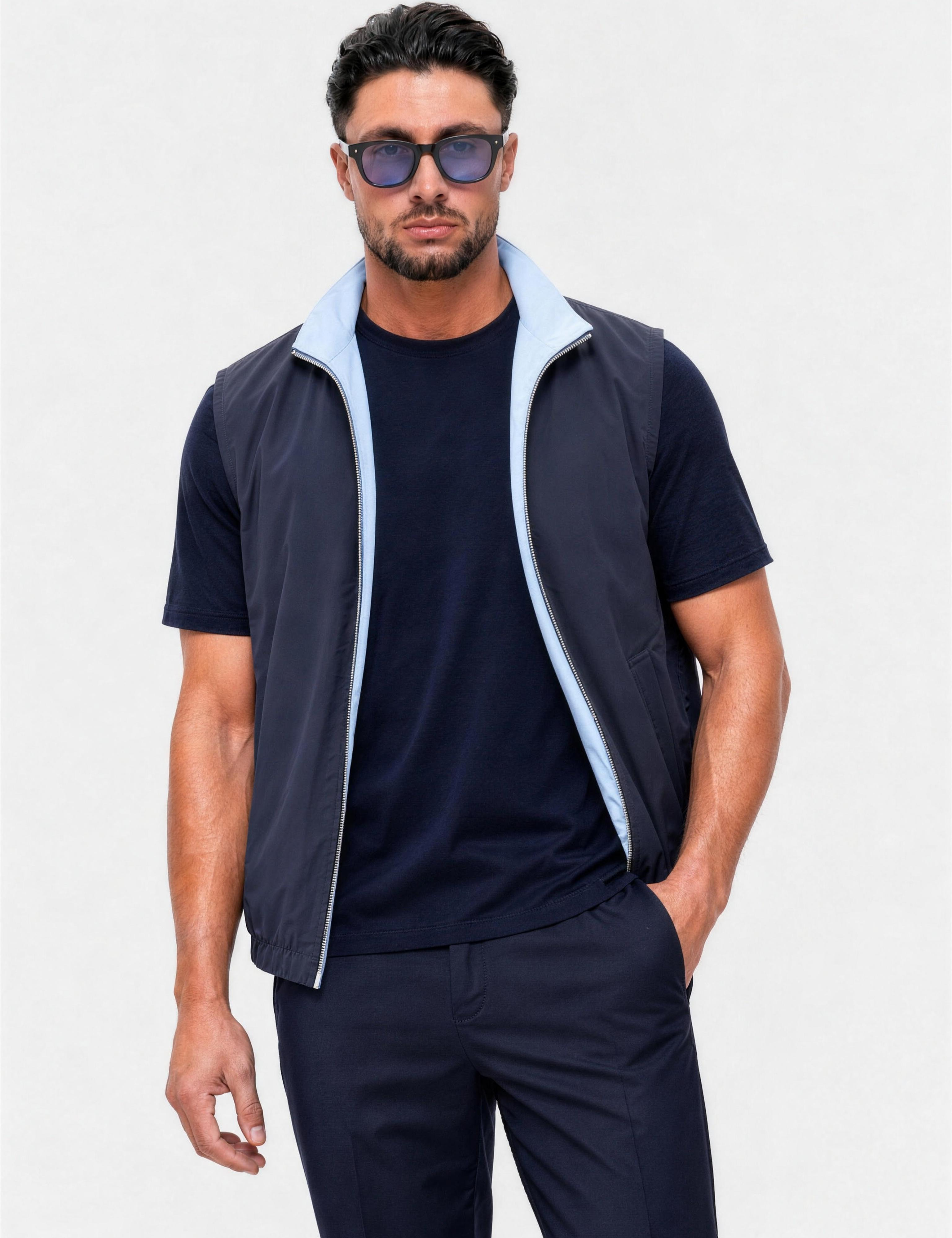 Core Bodywarmer Navy - voorkant