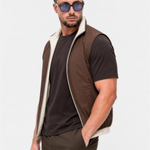 Core Bodywarmer Brown - voorkant schuin
