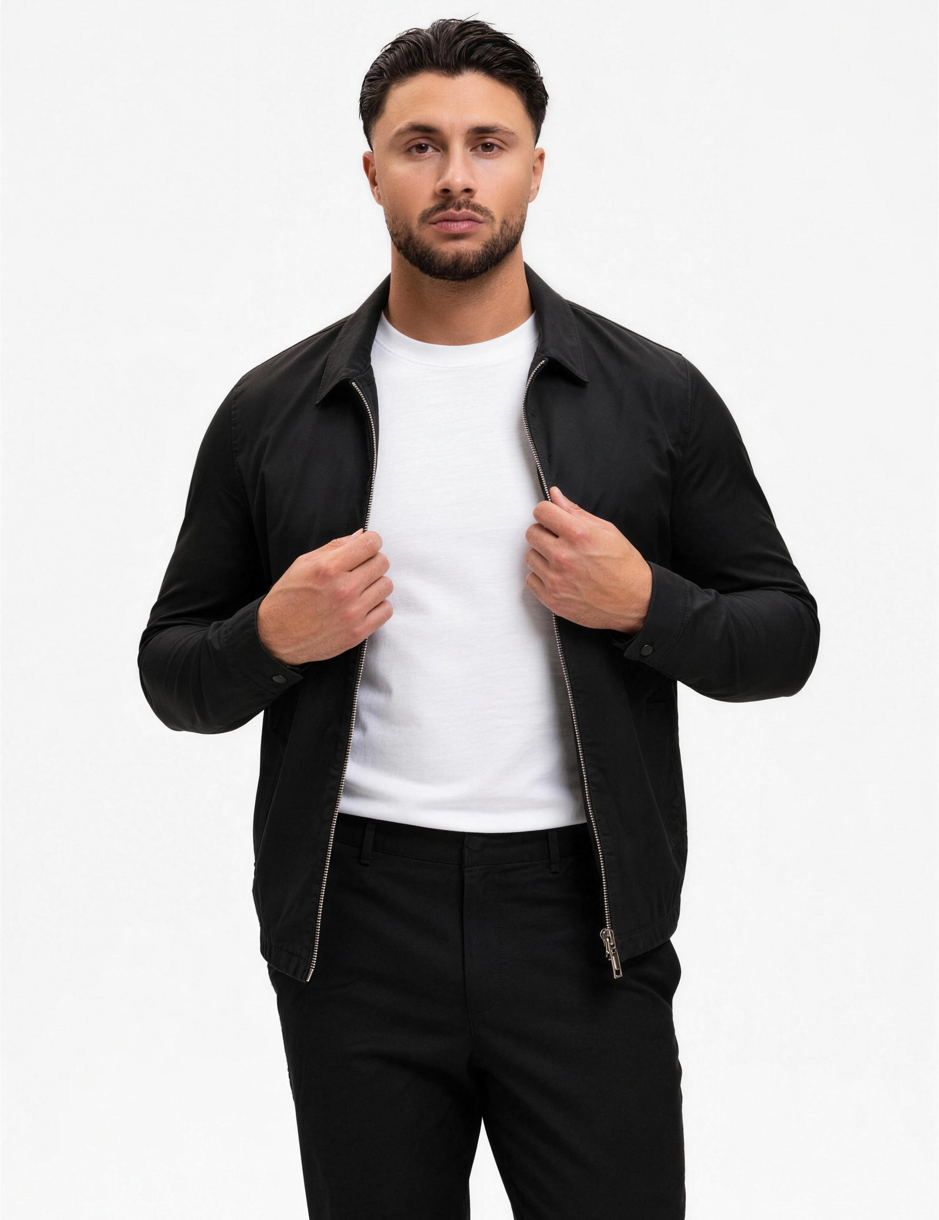Smart Jacket Black - voorkant open