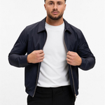 Smart Jacket Navy - voorkant open