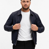 Smart Jacket Navy - voorkant open