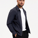 Smart Jacket Navy - schuin