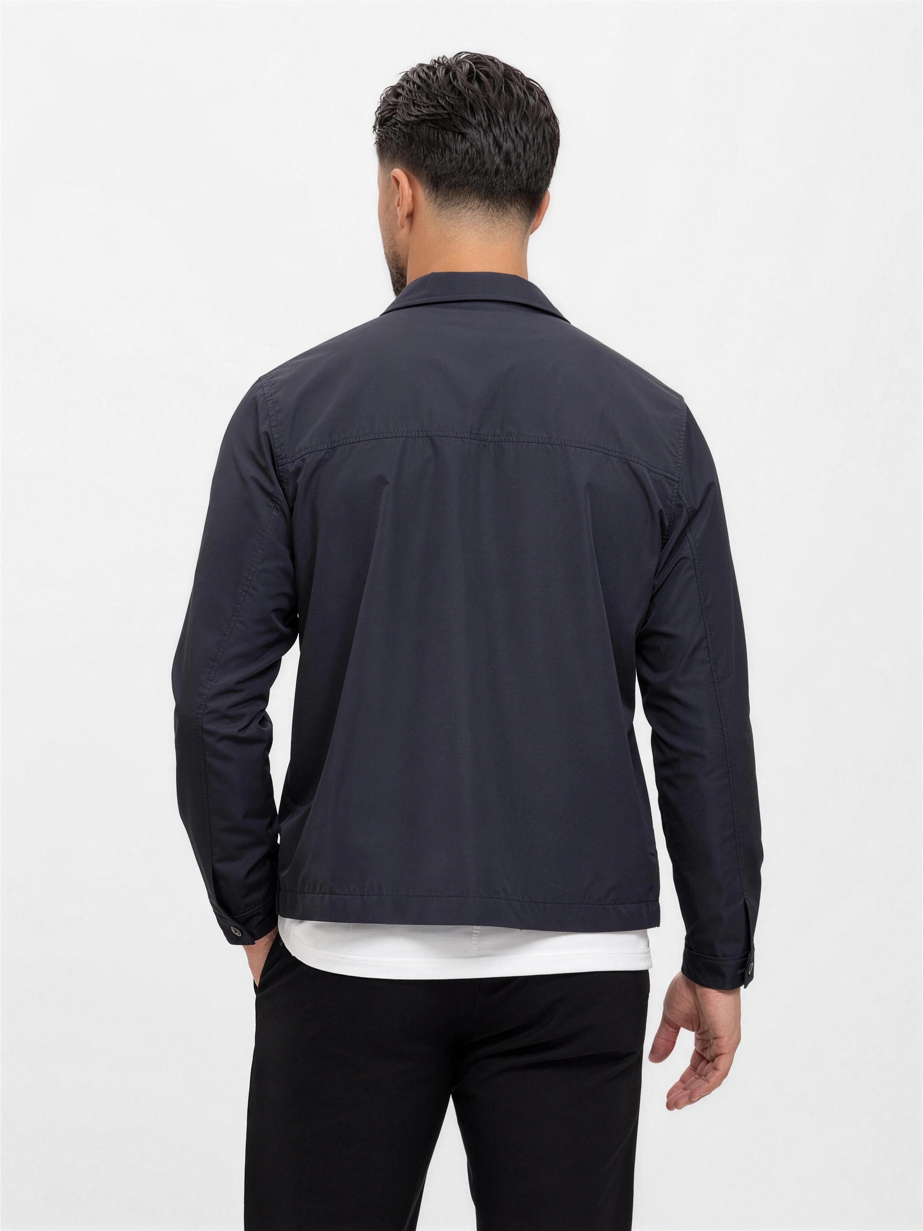 Smart Jacket Navy - achterkant
