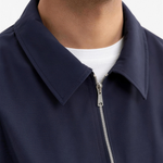 Smart Jacket Navy - detail kraag en rits