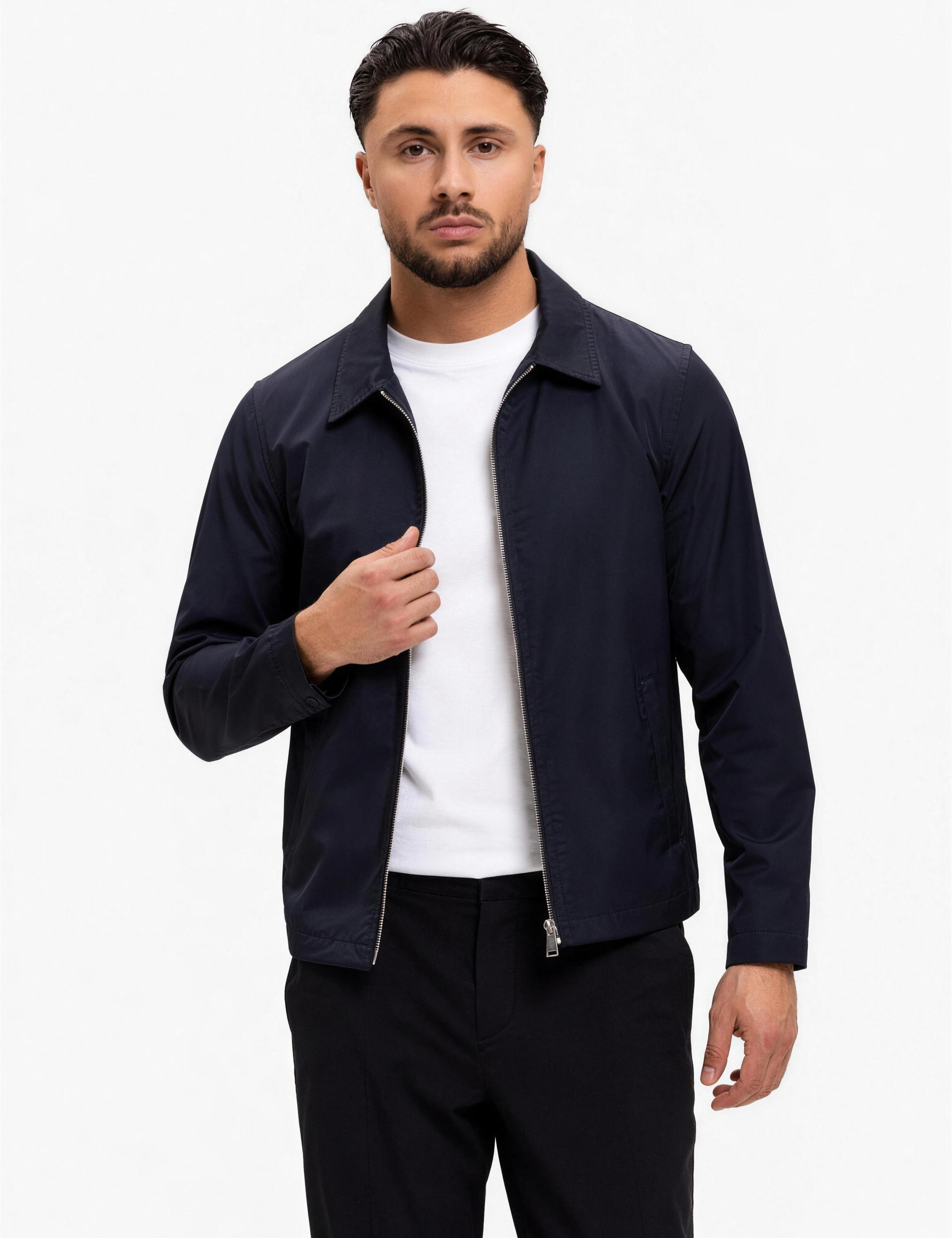 Smart Jacket Navy - voorkant