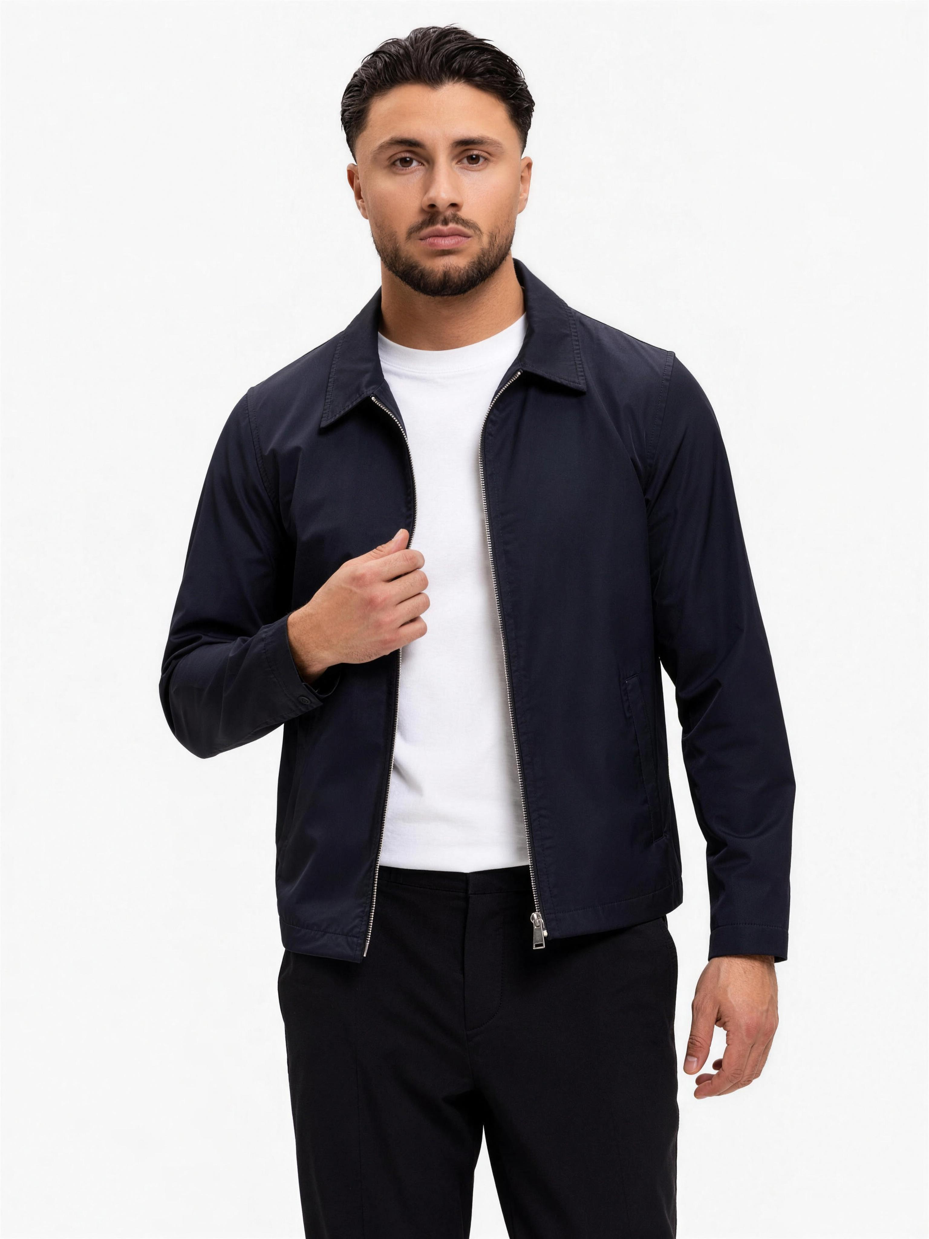 Smart Jacket Navy - voorkant