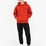 Richesse Capitan Hoodie JR Red - voorkant op model
