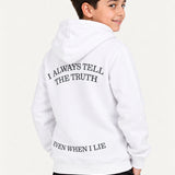 Richesse Capitan Hoodie JR White - close-up print
