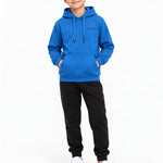 Richesse Deluxe Hoodie JR Blue - voorkant op model