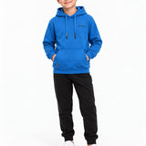 Richesse Deluxe Hoodie JR Blue - voorkant op model