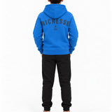 Richesse Deluxe Hoodie JR Blue - achterkant op model