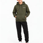 Richesse Deluxe Hoodie JR Green - voorkant op model