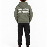 Richesse Infantry Hoodie JR Green - achterkant op model