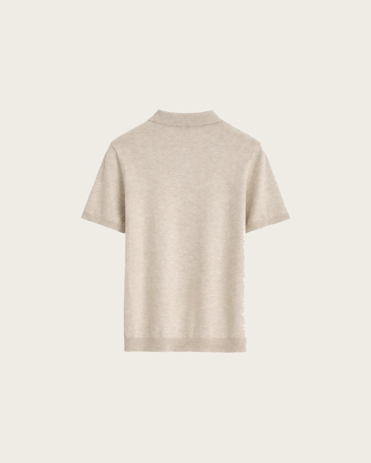KNIT POLO | CREME