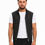 MADRID BODYWARMER BLACK - studio voorkant