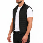 MADRID BODYWARMER BLACK - studio zijkant