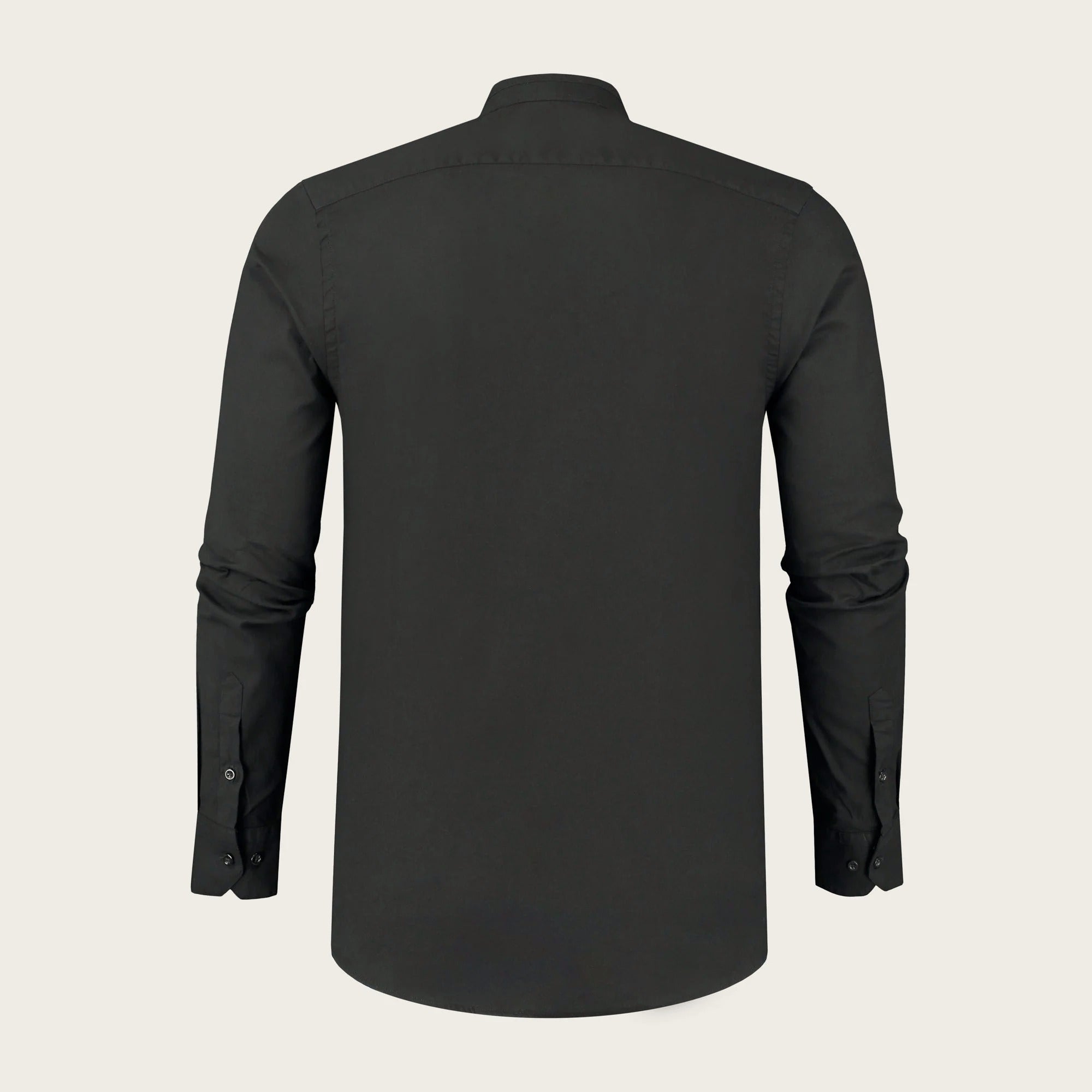 Richesse Mandarin Shirt Black back
