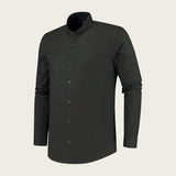 Richesse Mandarin Shirt Black side