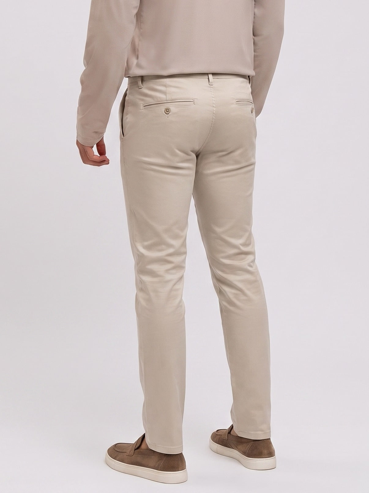 Marbella Pants Beige - achter