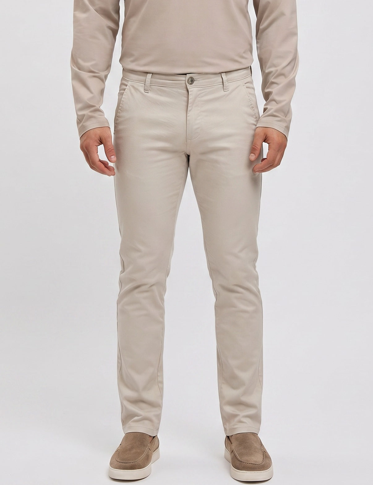 Marbella Pants Beige - voor
