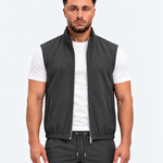 MONZA bodywarmer grijs – voorkant, complete set met bijpassende pants (studio)
