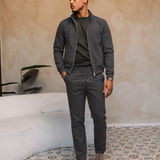 MONZA JACKET | GREY – lifestyle, complete set met bijpassende grijze MONZA pants
