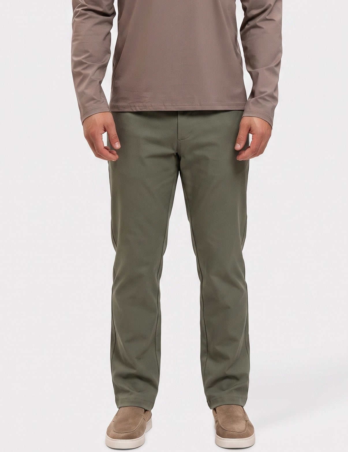 Essentials Smarts Pants Olive - voor