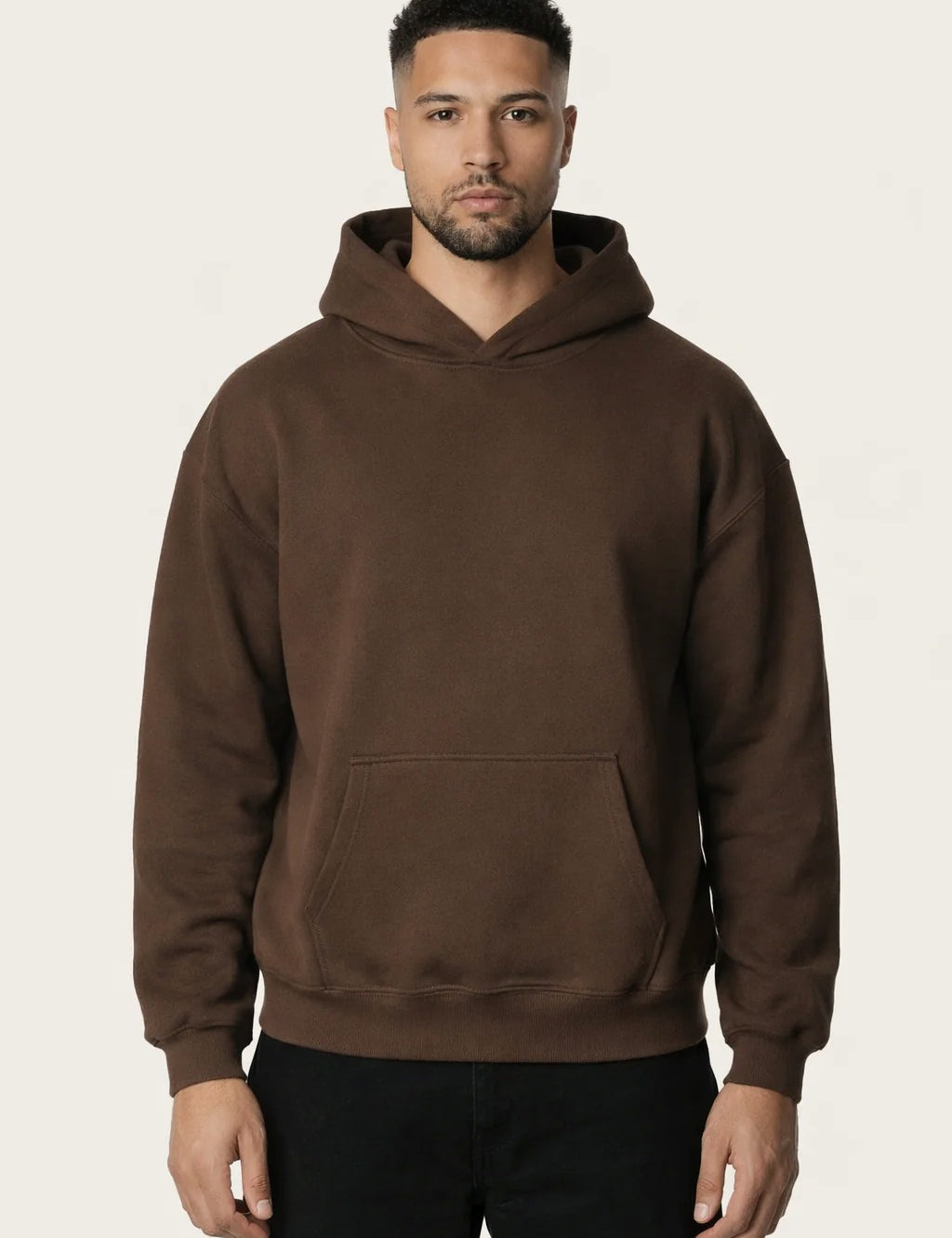 RK BLANK HOODIE COFFEE REGULAR FIT