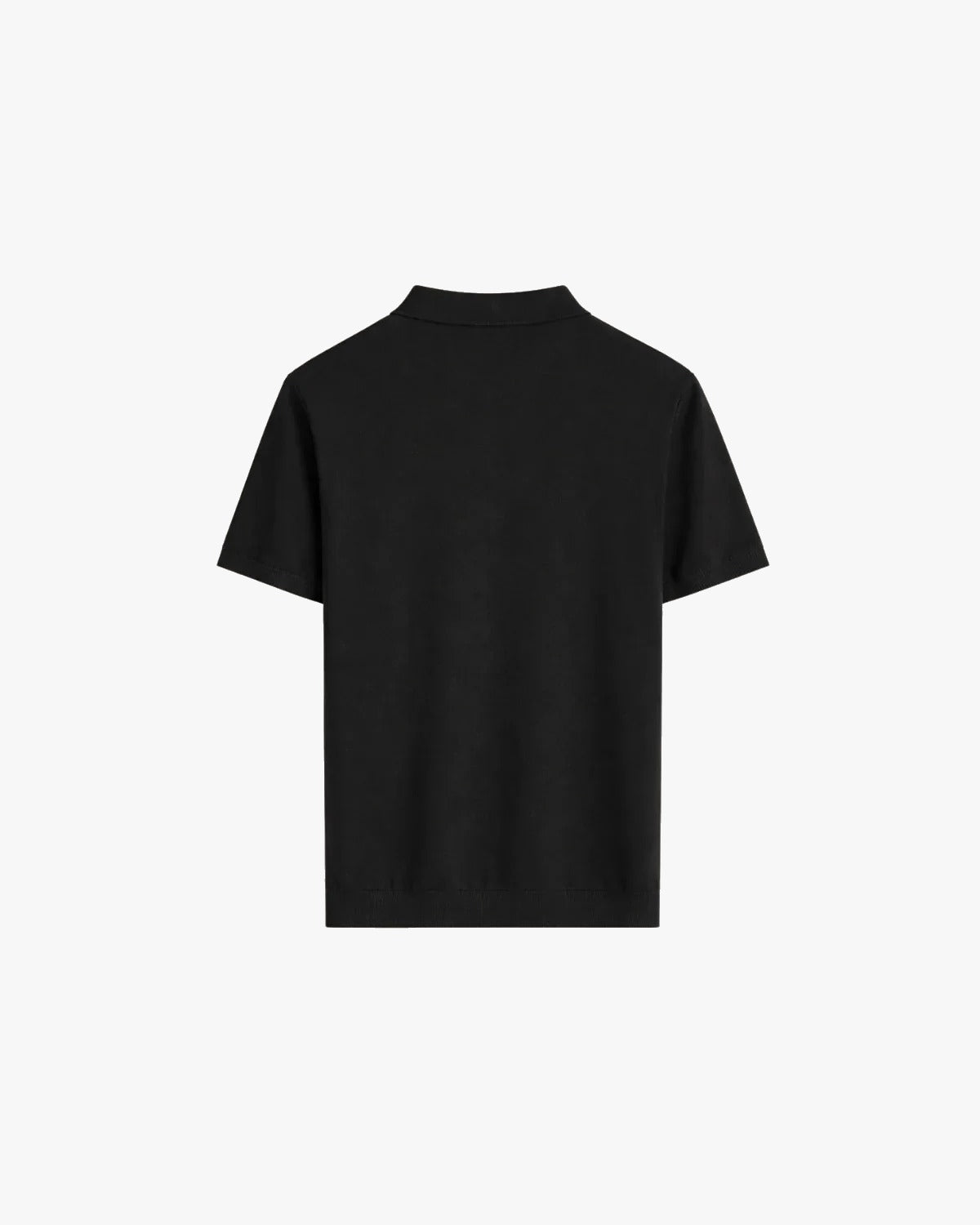 Knit Polo Black