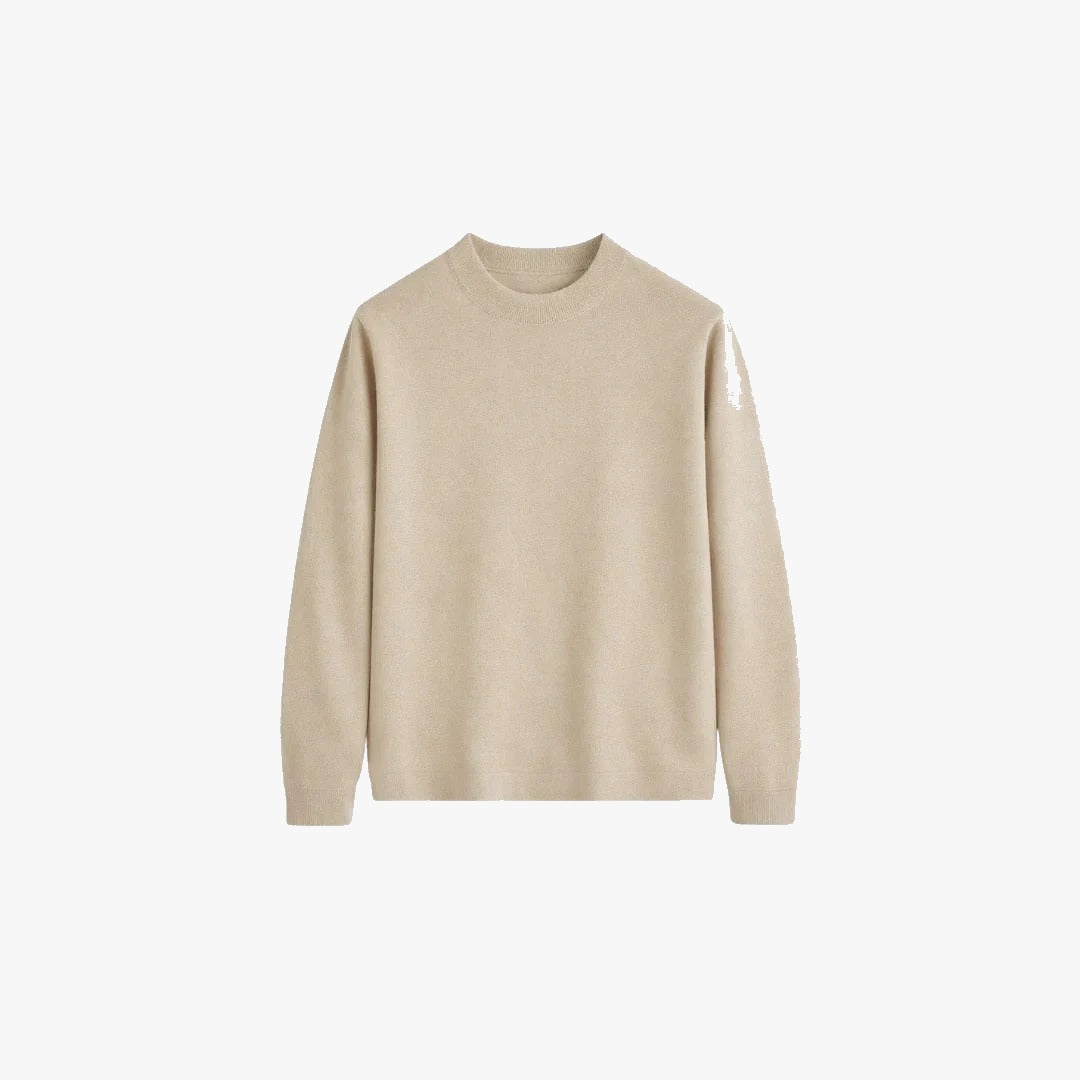 REYES KNIT CREWNECK | BEIGE