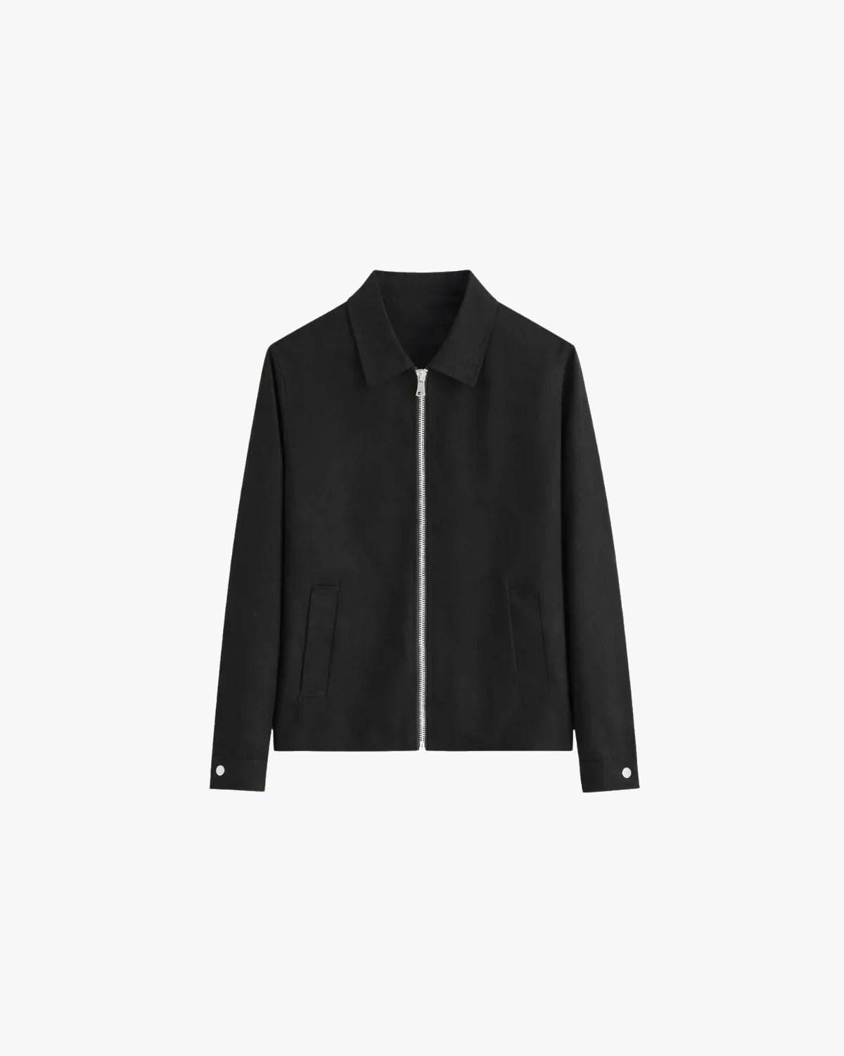 ESSENTIAL ZIP JACKET | BLACK