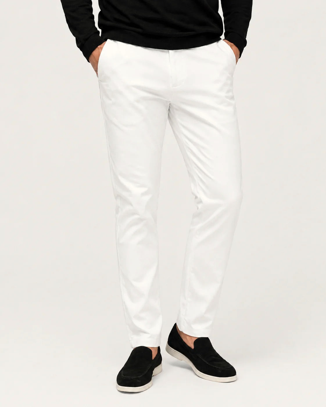 ESSENTIALS SMARTS PANTS WHITE